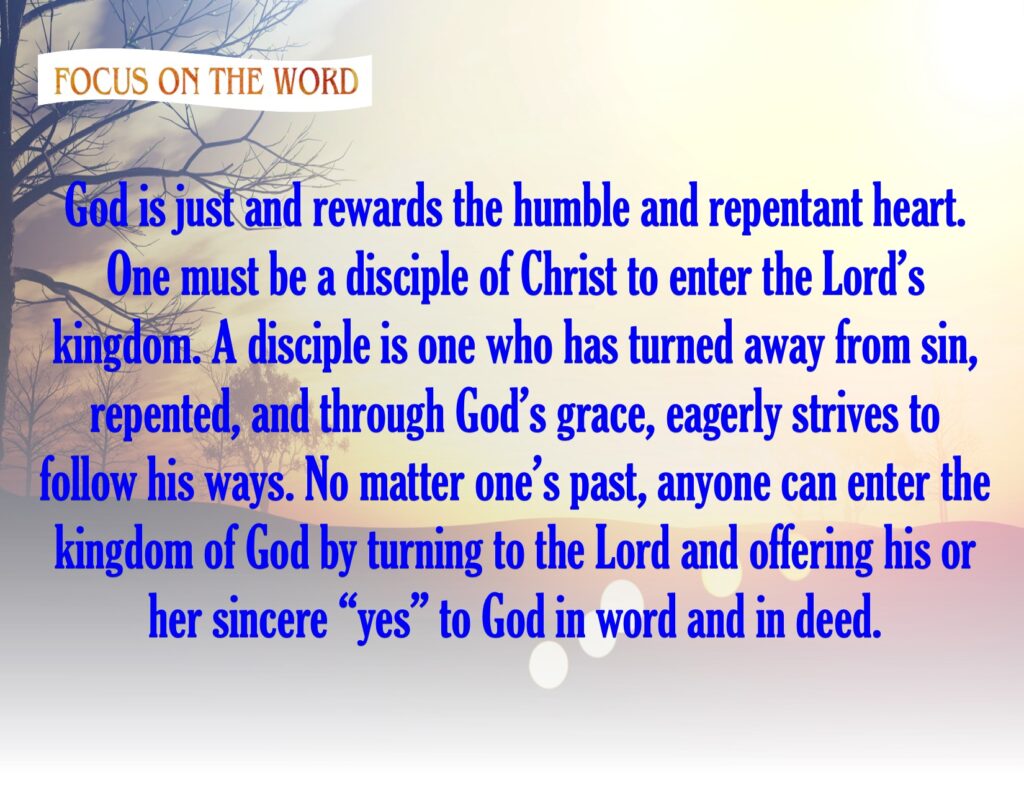 focus on the word